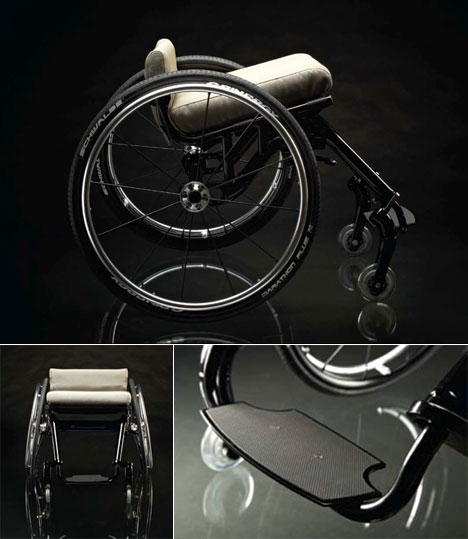 Nomad, fauteuil roulant d'utilisation facilitée