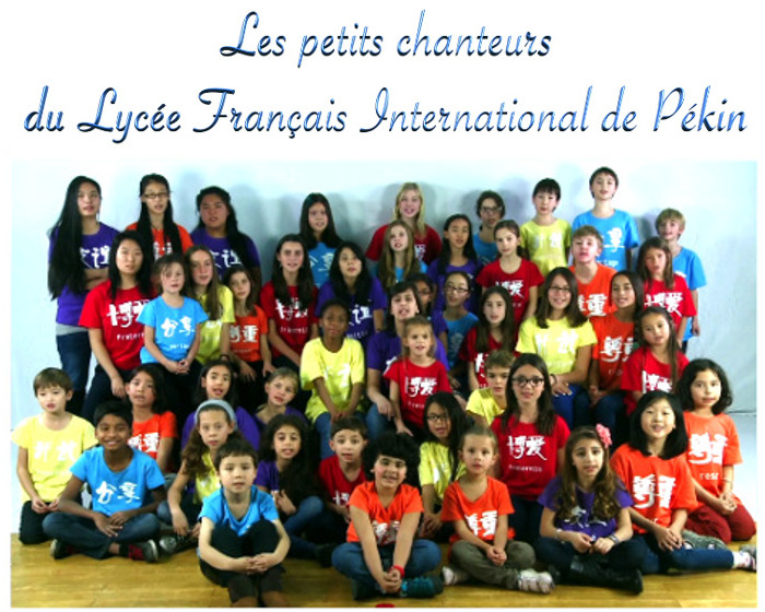 Les petits chanteurs du Lycee Français International de francophones de Pekin