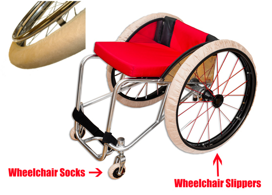 RehaDesign Tire Covers - Couvertures de protection de roues pour fauteuil manuel