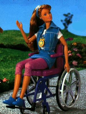 Becky, une Barbie en fauteuil roulant
