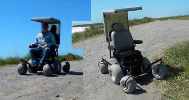 Beach Solar Wheelchair
